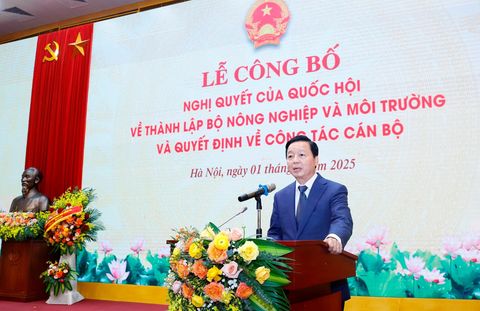 Hội nghị triển khai Nghị quyết của Quốc hội thành lập Bộ Nông nghiệp và Môi trường và Quyết định về công tác cán bộ