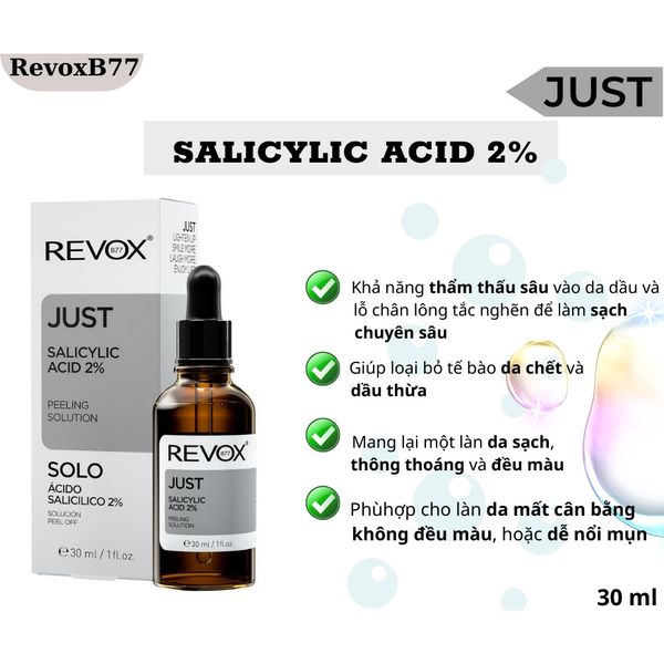 Salicylic Acid 2% Toner – Revox B77