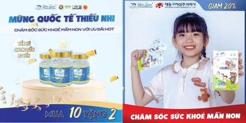 MỪNG NGÀY QUỐC TẾ THIẾU NHI – KHUYẾN MÃI & GIẢM GIÁ ĐẾN 20% DÒNG SẢN PHẨM NHÂN SÂM VÀ YẾN SÀO TRẺ EM!