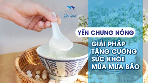 YẾN CHƯNG NÓNG - GIẢI PHÁP TĂNG CƯỜNG SỨC KHỎE MÙA MƯA BÃO