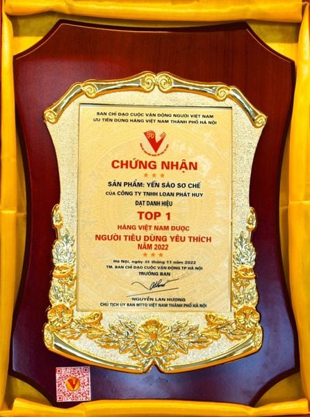Giấy chứng nhận OCOP vs TOP 1