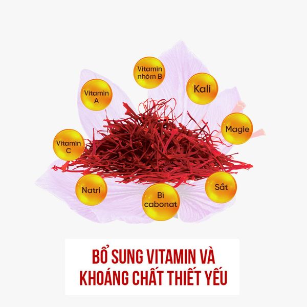 Các thành phần dinh dưỡng chính có trong Nhụy hoa nghệ tây - Saffron Tây Á