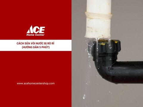 Cách sửa vòi nước bị rò rỉ (Hướng dẫn 5 phút)