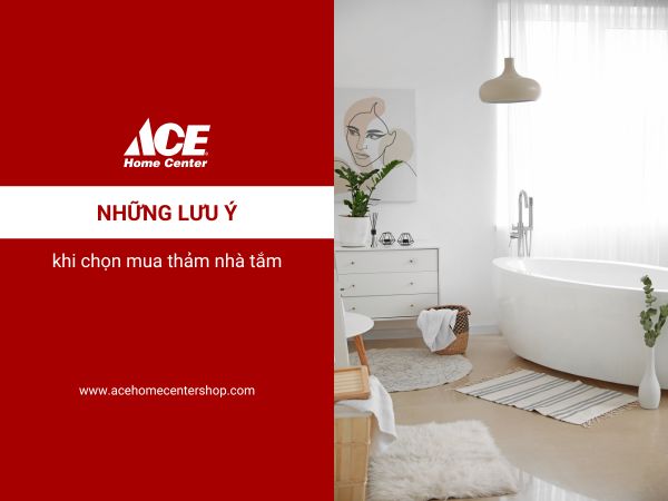 Những lưu ý khi chọn mua thảm nhà tắm