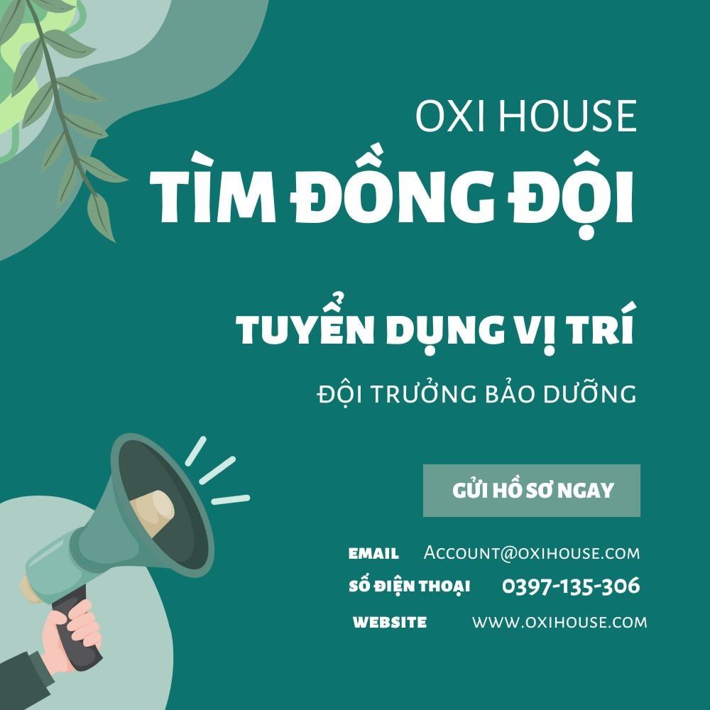 [TUYỂN DỤNG] ĐỘI TRƯỞNG BẢO DƯỠNG CẢNH QUAN (HCM)