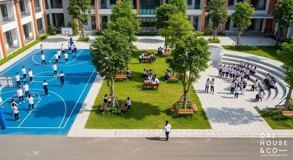 THIẾT KẾ CẢNH QUAN TRƯỜNG HỌC