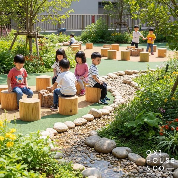 THIẾT KẾ CẢNH QUAN TRƯỜNG MẪU GIÁO