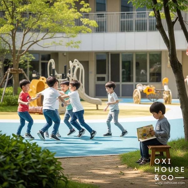 THIẾT KẾ CẢNH QUAN TRƯỜNG MẪU GIÁO