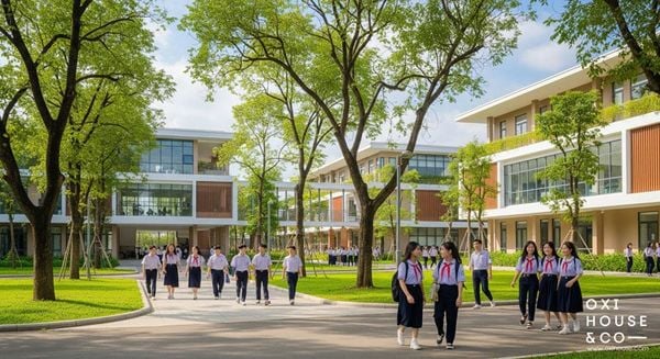 THIẾT KẾ CẢNH QUAN TRƯỜNG HỌC