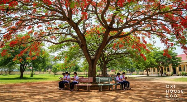 THIẾT KẾ CẢNH QUAN TRƯỜNG HỌC