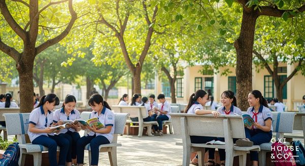 THIẾT KẾ CẢNH QUAN TRƯỜNG HỌC