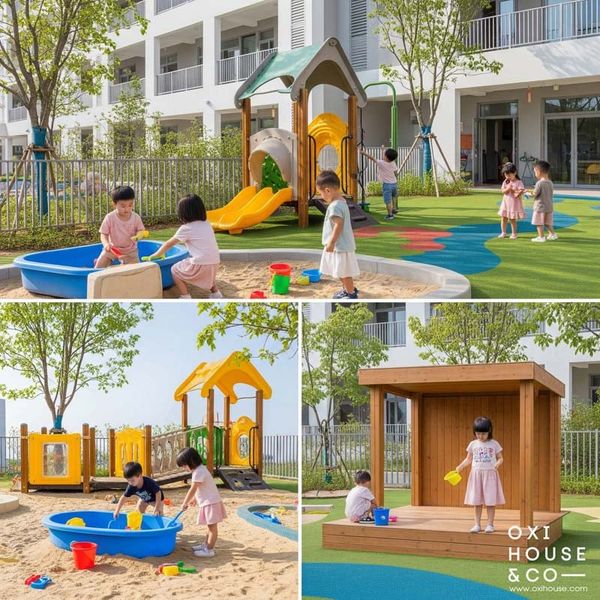 THIẾT KẾ CẢNH QUAN TRƯỜNG MẪU GIÁO