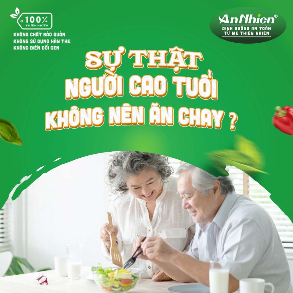 🔎 Sự thật: Người cao tuổi không nên ăn chay?