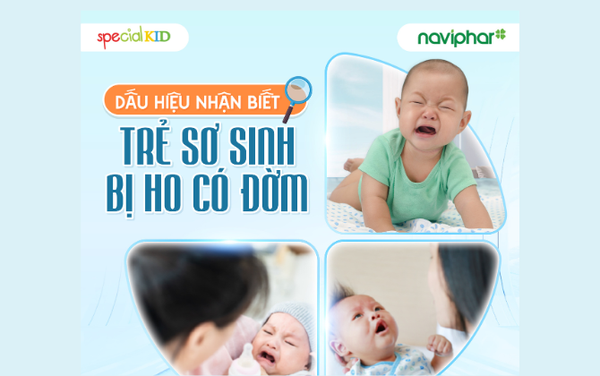 Nhận biết trẻ sơ sinh bị ho có đờm và xử trí