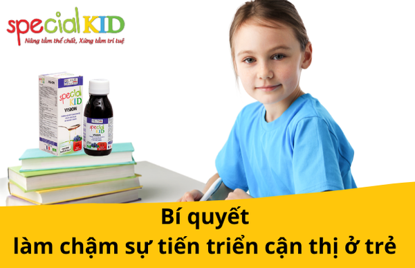 Bí quyết làm chậm sự tiến triển cận thị ở trẻ