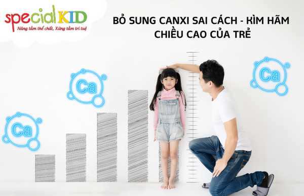 Bổ sung canxi sai cách kìm hãm chiều cao của trẻ