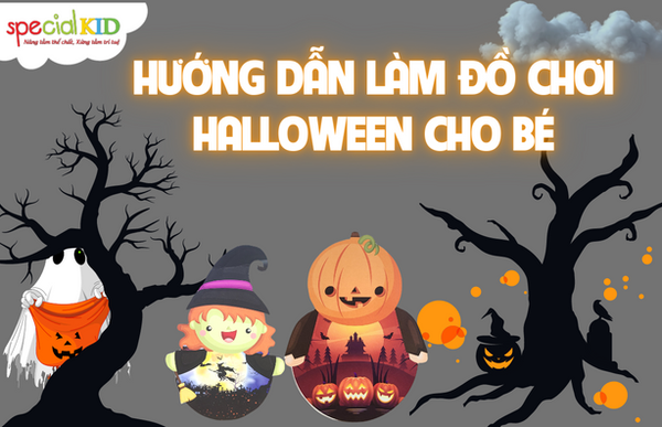 Hướng dẫn làm đồ chơi Halloween cho bé bằng giấy thủ công.