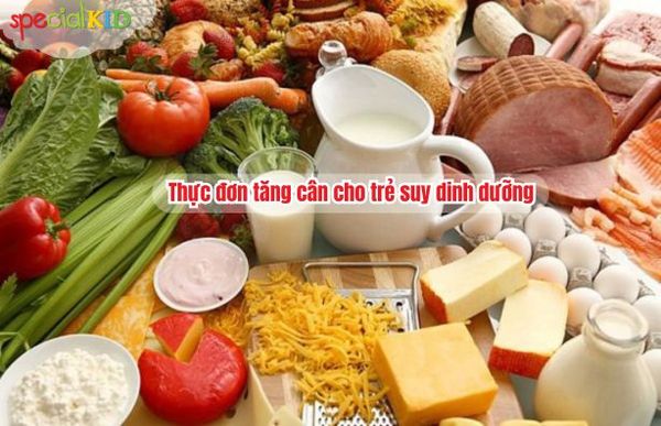 Thực đơn tăng cân cho trẻ suy dinh dưỡng 2 tuổi