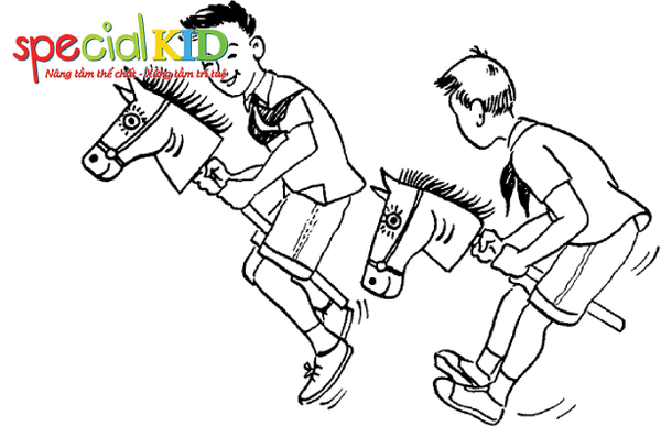 Trò chơi dân gian: Đua ngựa giấy