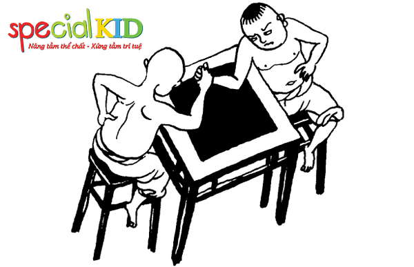Trò chơi dân gian: vật tay