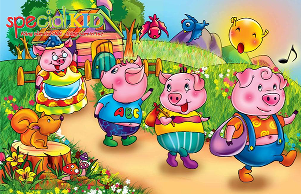 Truyện cổ tích: Ba chú heo con