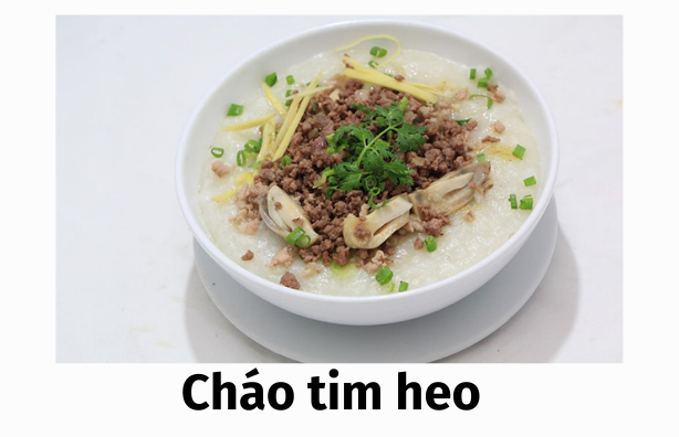 Cháo_tim_heo