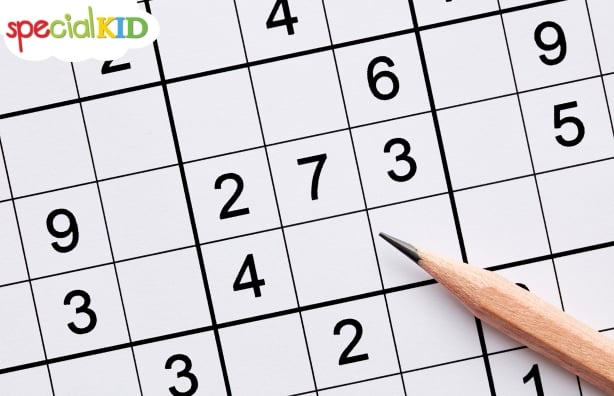 Sudoku cũng là một trong các trò chơi cho trẻ tăng động được đánh giá rất cao | Special Kid