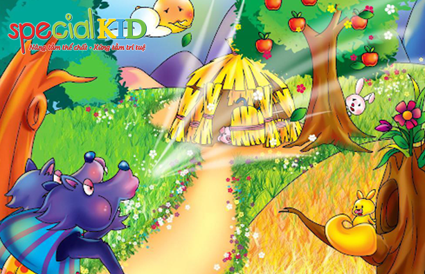 Nhấn vào ảnh để phóng to Ngôi nhà bằng rơm của heo cả| Special Kid