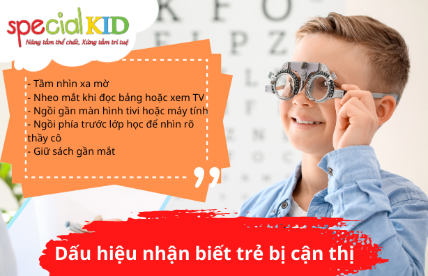 Dấu hiệu nhận biết cận thị | Special Kid
