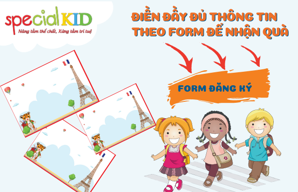 From đăng ký nhận nhãn vở |Special Kid