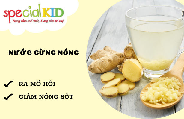 giảm cảm cúm cho trẻ bằng gừng tươi | special kid