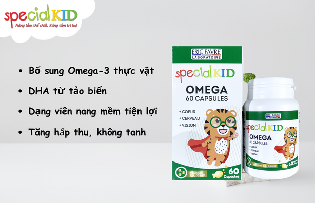 Sản phẩm cung cấp omega-3 thực vật an toàn | Special Kid