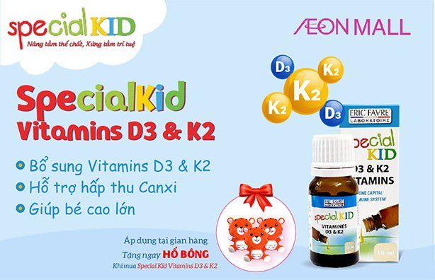 Special Kid Vitamin D3K2 Aeon mall | Special Kid