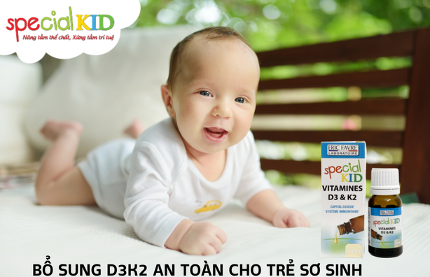 bổ sung D3K2 an toàn cho trẻ