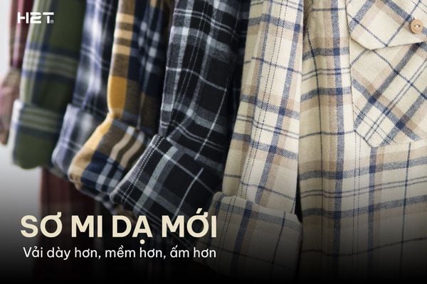 ÁO SƠ MI VẢI DẠ KẺ CARO - ITEMS KHÔNG THỂ THIẾU TRONG NHỮNG NGÀY GIAO MÙA