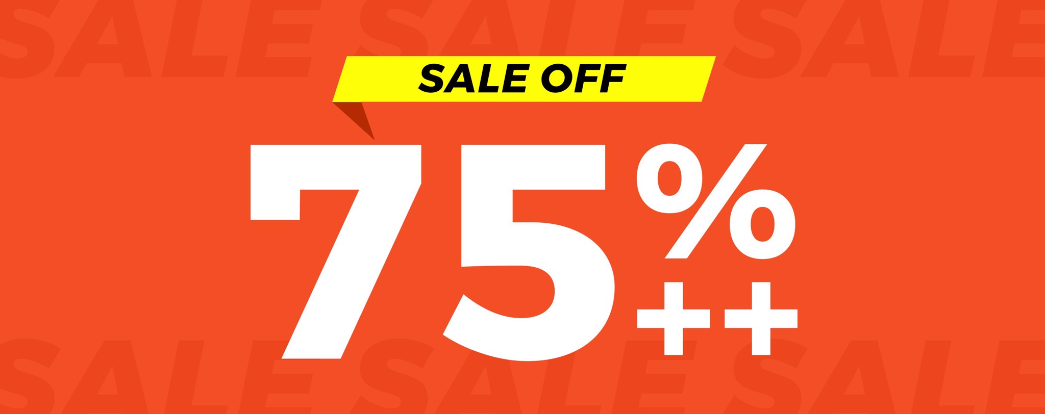 SALE UP TO 75%