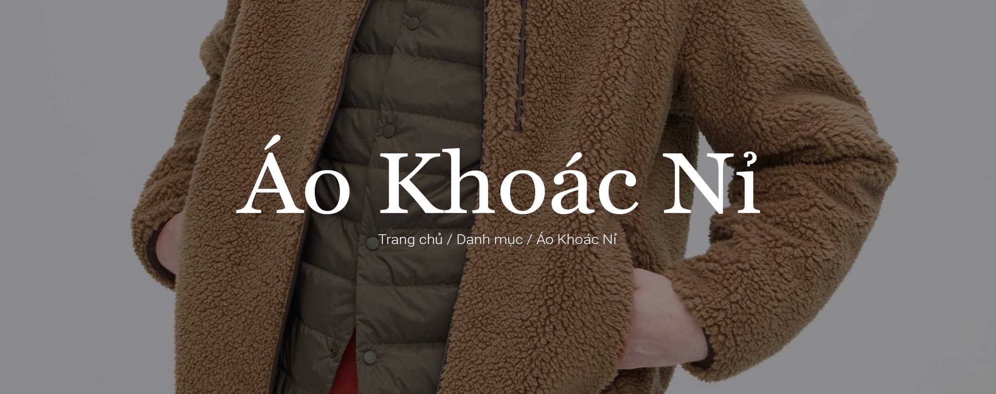 ÁO KHOÁC NỈ - KHOÁC NHUNG