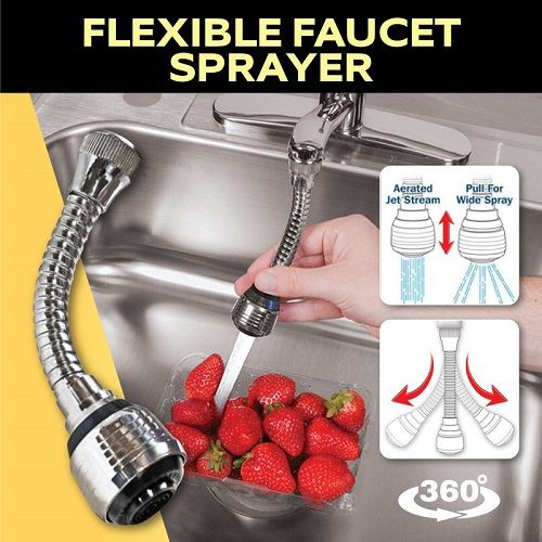 Extensor Turbo Flex 360° para Grifo