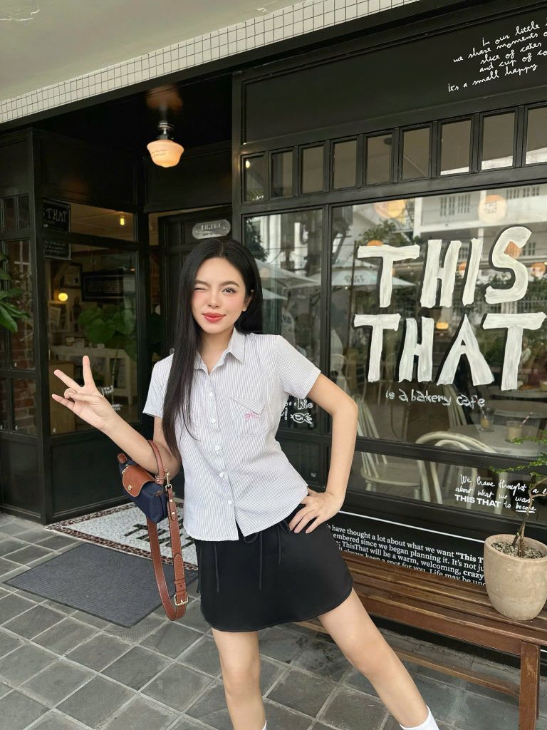 CÙNG NGẮM OUTLOOK XINH YÊU VỚI BUNNY SHIRT x SLAY SKIRT NHÀ MIỀU