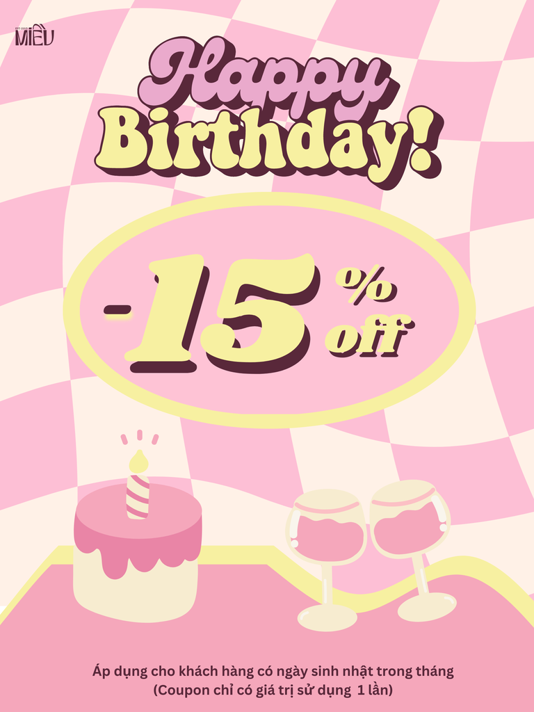 SPECIAL DISCOUNT ON YOUR BIRTHDAY