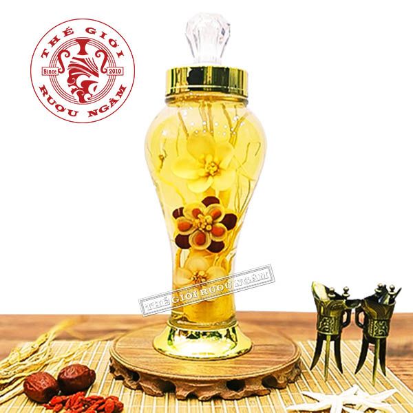 Hình ảnh sản phẩm Bình Rượu Hoa Sâm Hàn Quốc 1.5 Lít