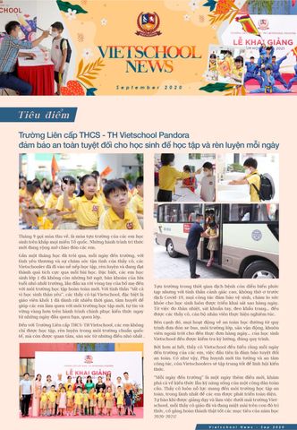 Vietschool News số 01 (năm học 2020-2021): Khúc ca mùa tựu trường hân hoan, sôi nổi