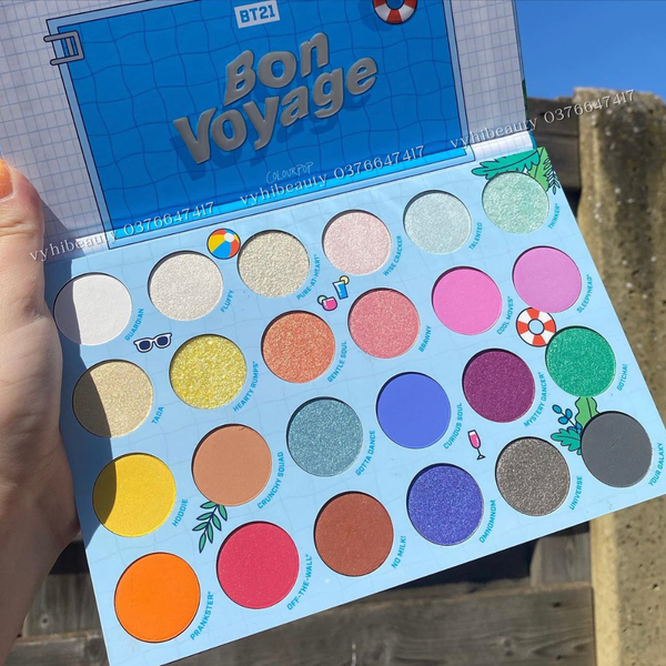 BẢNG MẮT COLOURPOP BON VOYAGE BT21 24 Ô