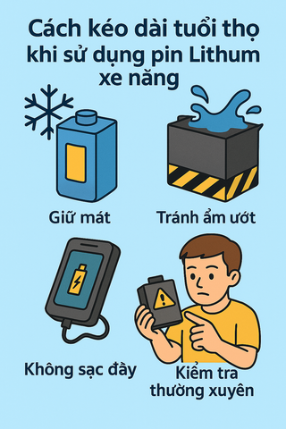 Kéo dài tuổi thọ pin Lithium: 10 giải pháp tối ưu doanh nghiệp cần biết