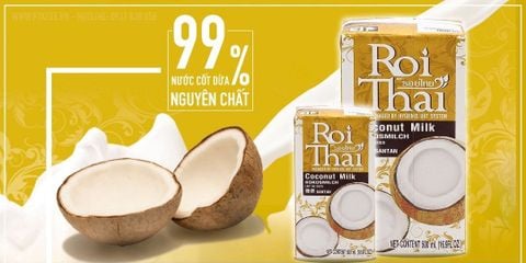 Nước cốt dừa Roi Thai nhập khẩu từ Thái Lan