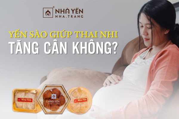 ĂN YẾN SÀO GIÚP THAI NHI TĂNG CÂN KHÔNG?