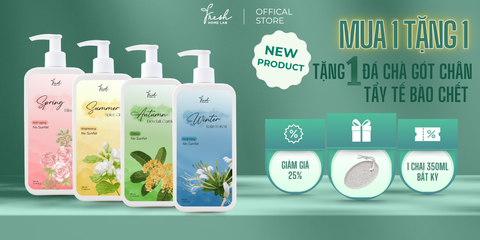 MUA 1 CHAI SỮA TẮM 350ML – TẶNG 1 ĐÁ CHÀ GÓT CHÂN TẨY TẾ BÀO CHẾT CHO 25 CHAI 4EVER YOU ĐẦU TIÊN