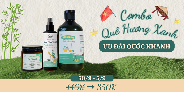 Ưu đãi đặc biệt mừng Quốc Khánh – Sống xanh, sạch và thơm tự nhiên