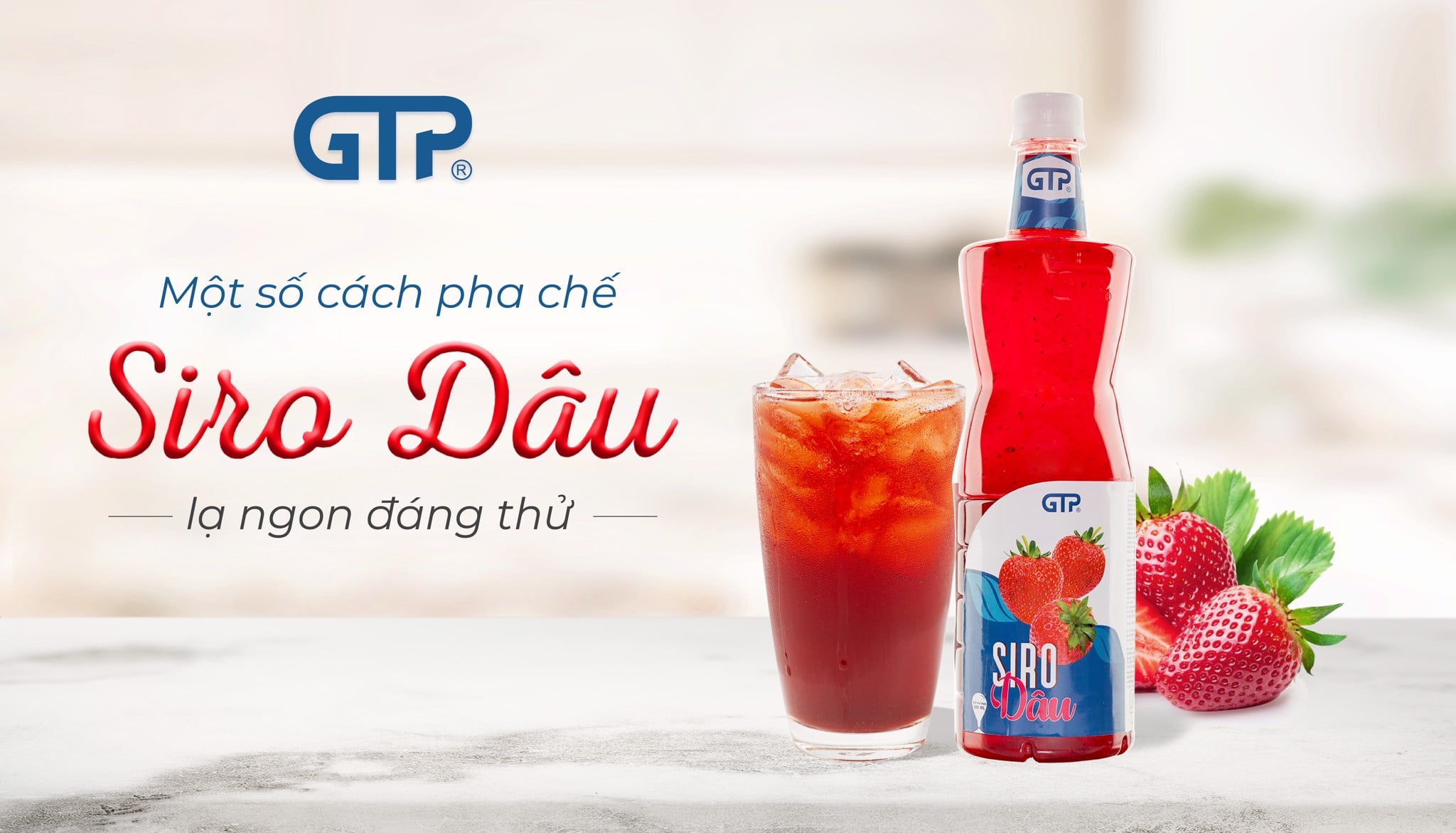 Một số cách pha chế siro dâu ngon lạ đáng thử