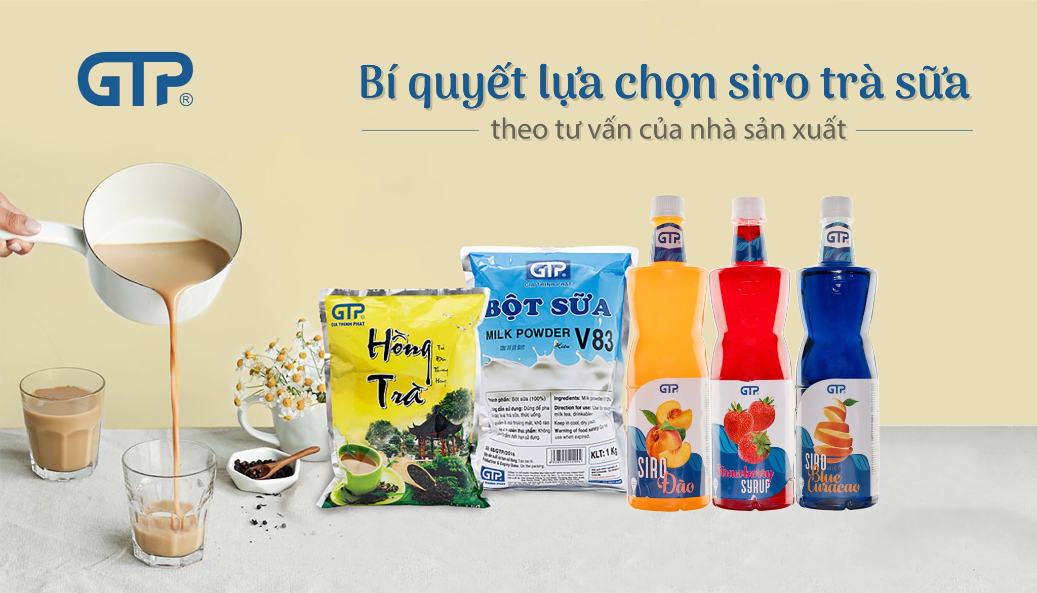 Bí quyết lựa chọn siro trà sữa theo tư vấn của nhà sản xuất